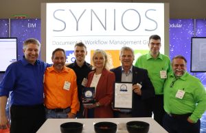 Erster Platz beim DIGITAL-Award 2025, Kloster Lehnin am Messestand SYNIOS - vergrößern